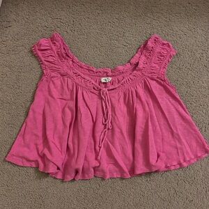 Free People Pink Top